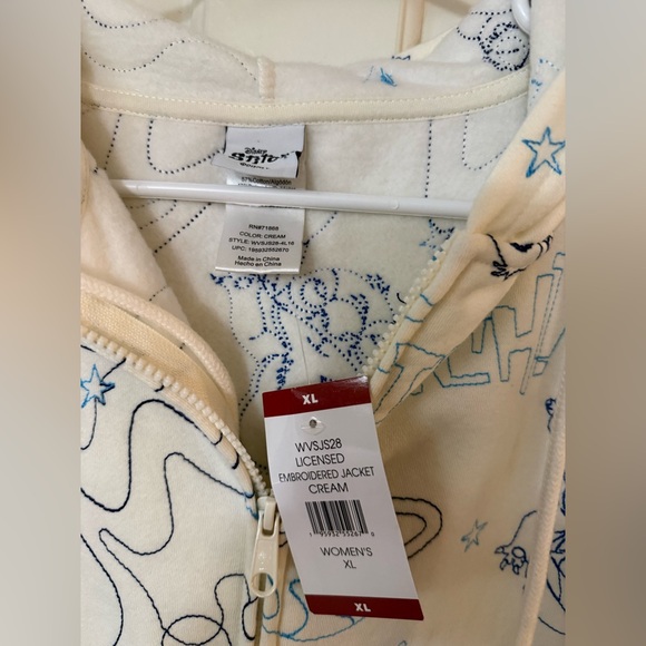 Disney Stitch All Over Print Hoodie XL NWT – See Flaw - Picture 2 of 14